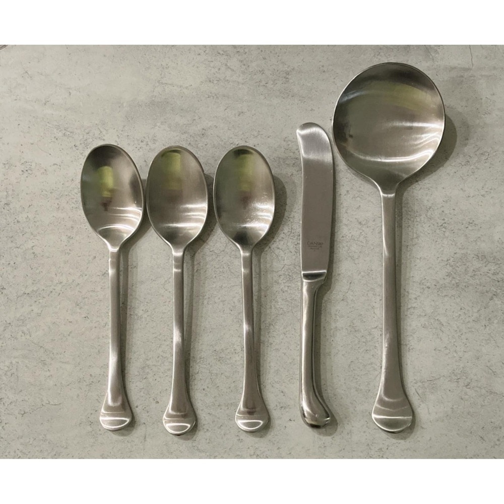 5 Pc Set Dansk Kobenhavn Korea Stainless Flatware Silverware Solid 18/10 JHQ